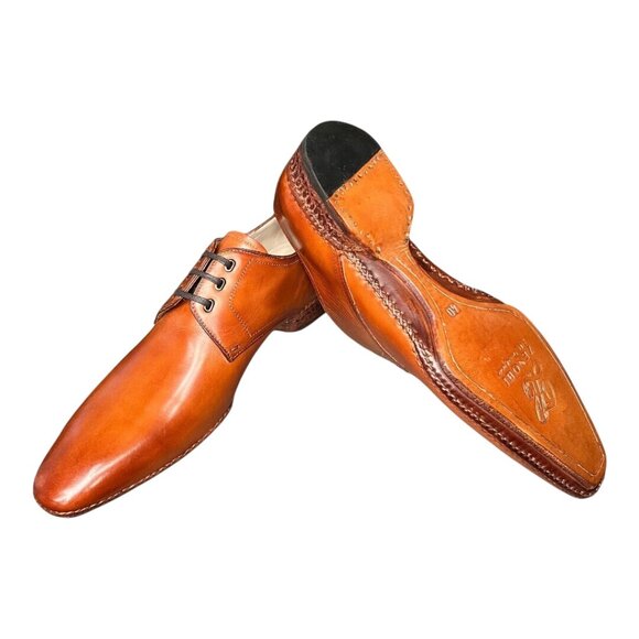 ZENOBI GOODYEAR WELT MOC TOE OXFORDS ITALIAN MENS DRESS SHOES NEW IN BOX EU 42 Zenobi Oxfords & Derbys for Men on Sale up to 90% Off: Poshmark main image 2